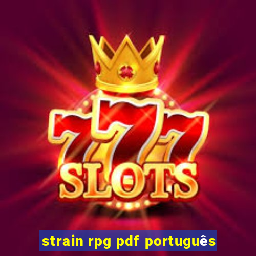 strain rpg pdf português